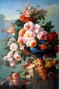 Floral, beautiful classical still life of flowers.122 unknow artist